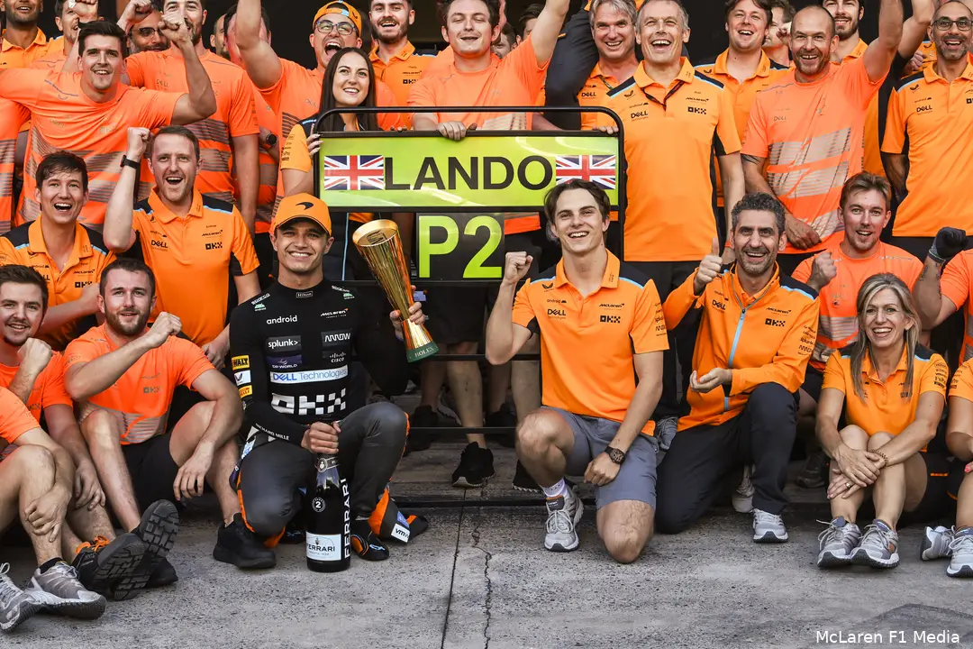 lando norris p2 mclaren brazilie 2023 6