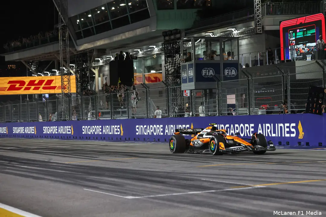 mclaren lando norris singapore gp zondag 2024 3