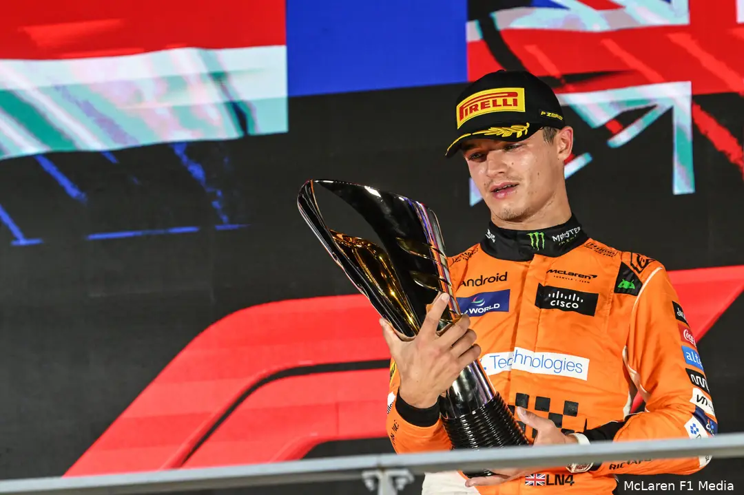 mclaren lando norris singapore gp zondag 2024