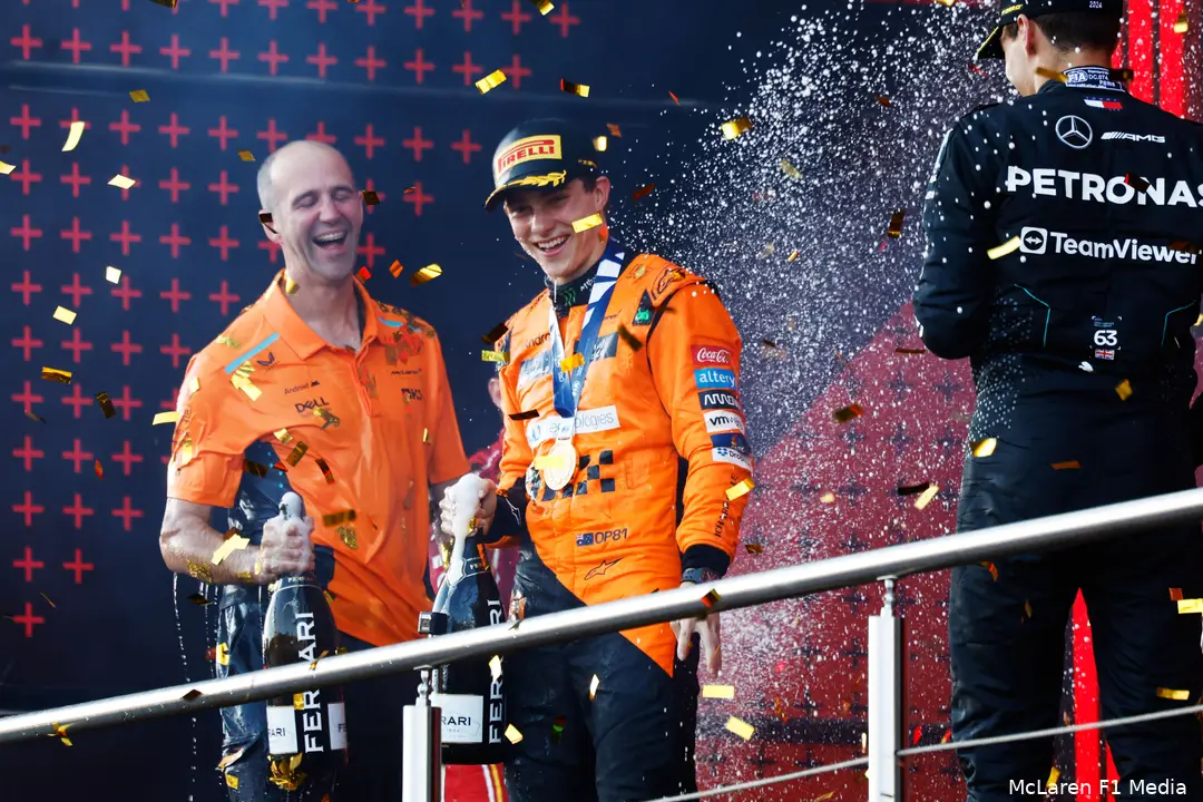 mclaren oscar piastri gp azerbeidzjan zondag 2024