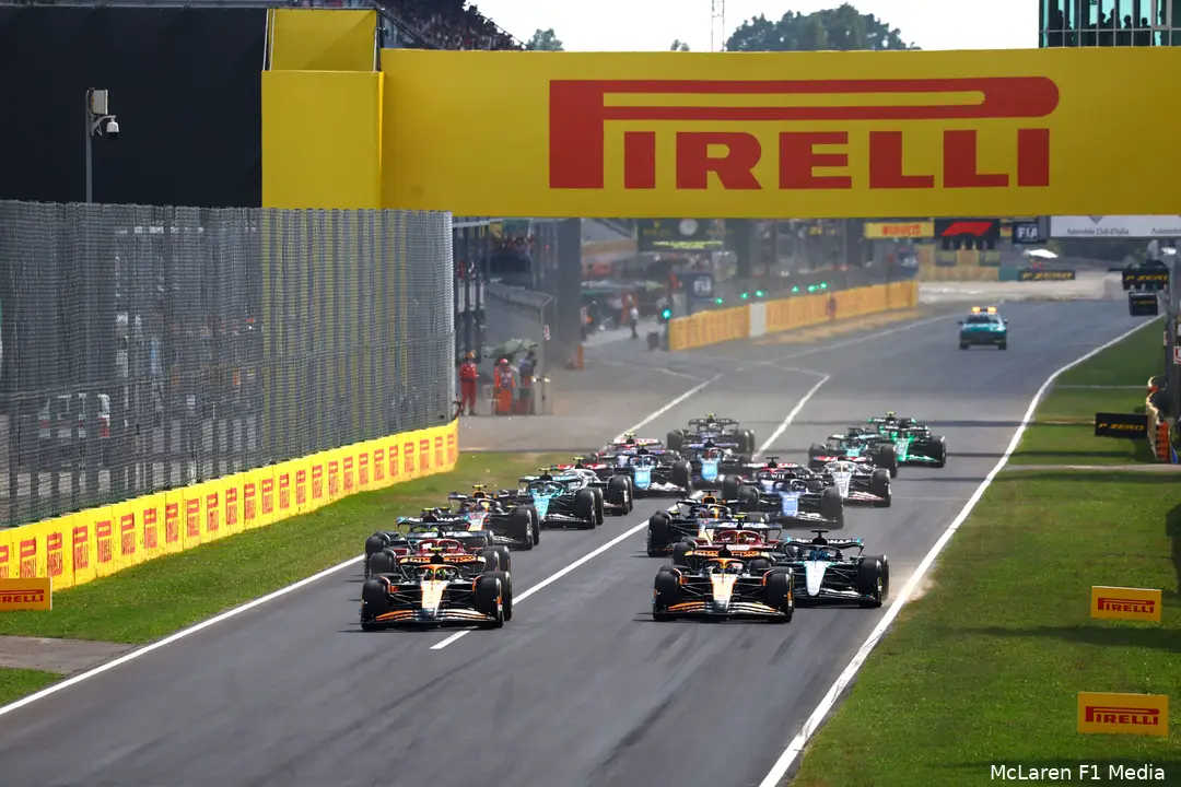start mclaren gp italie zondag 2024