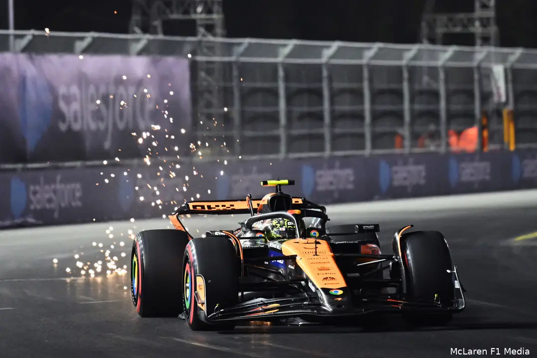 lando norris mclaren las vegas kwali 1