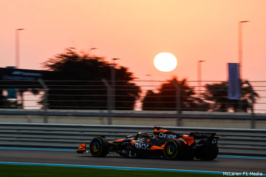 <i>McLaren was snel in de trainingen.</i>