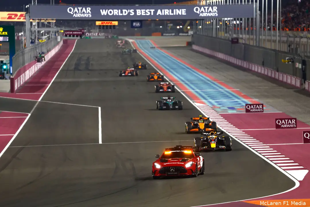 safety car qatar verstappen norris