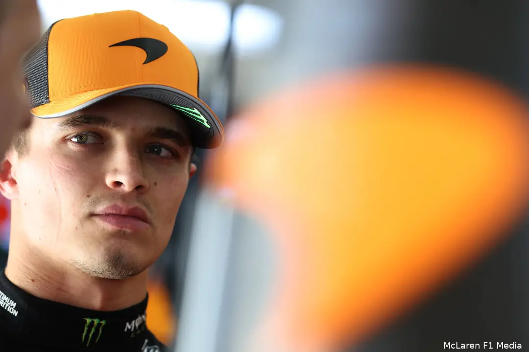 lando norris mclaren china sprintkwalificatie