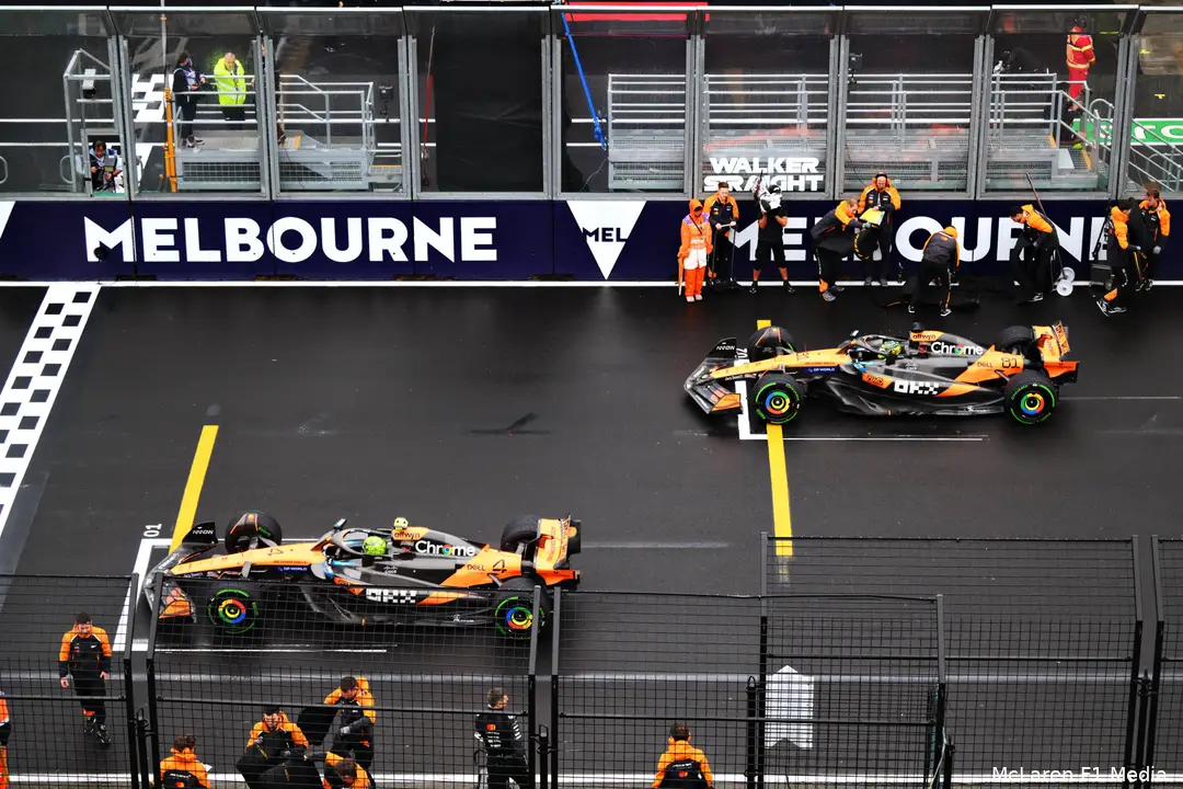 oscar piastri lando norris mclaren gp australie zondag 2025 3