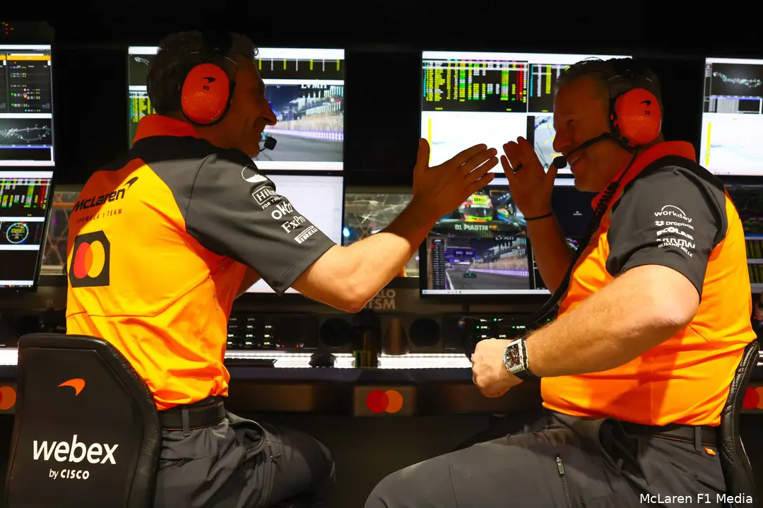 mclaren andrea stella zak brown gp saoedi arabie 2025 zondag