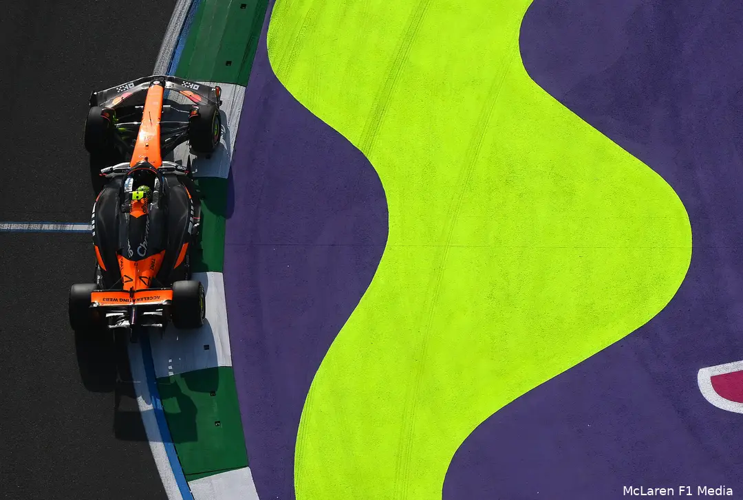 mclaren lando norris gp saoedi arabie 2025 zaterdag