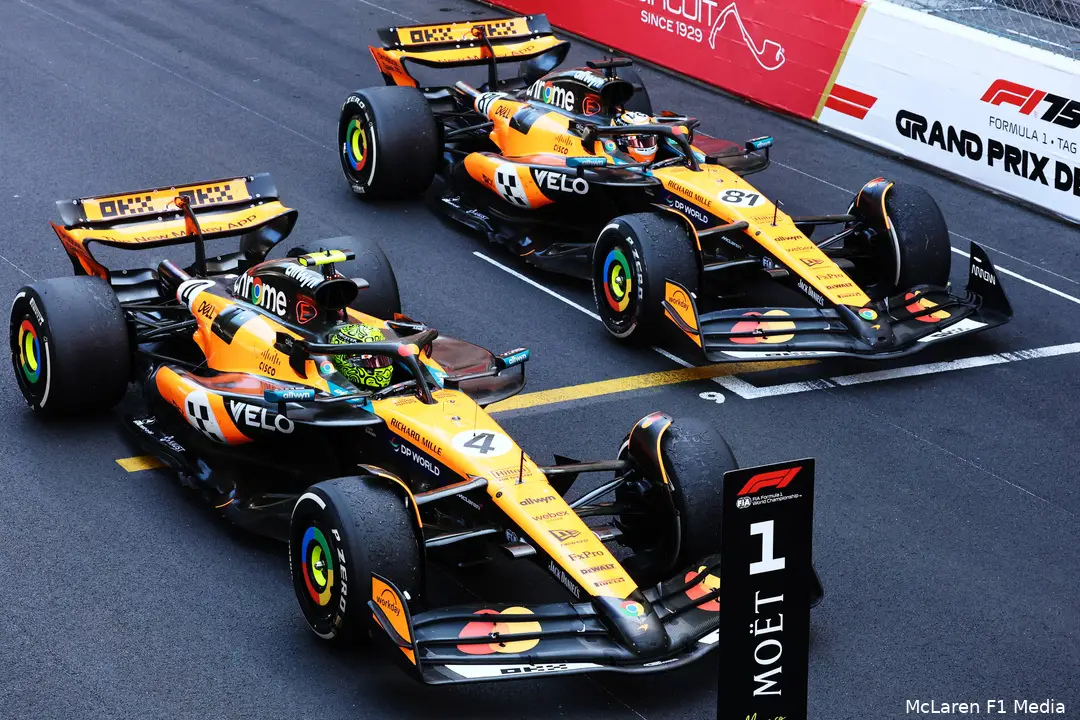 <i>Wie is nu de titelfavoriet? Norris, Piastri, of Verstappen?</i>