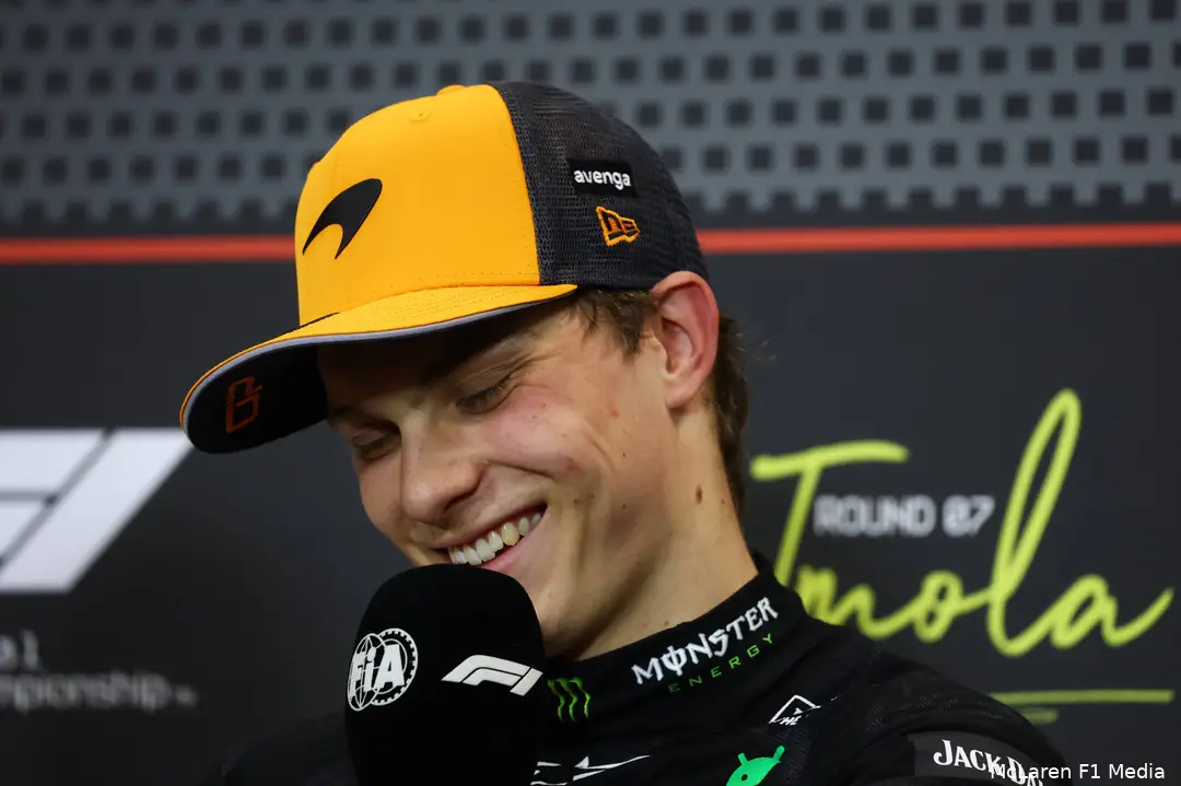 Piastri moet lachen als hij over de bijnaam 'Ice Boy' hoort.