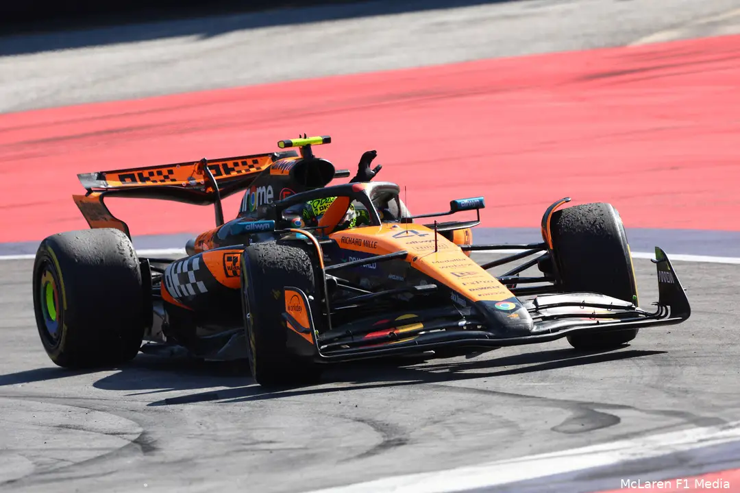 lando norris mclaren gp oostenrijk 2025 zondag 8