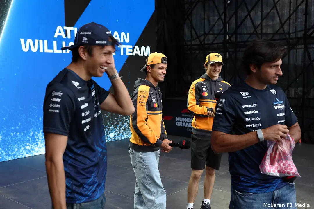 lando-norris-mclaren-gp-hongarije-2026-vrijdag-oscar-piastri-carlos-sainz-alexander-albon-williams