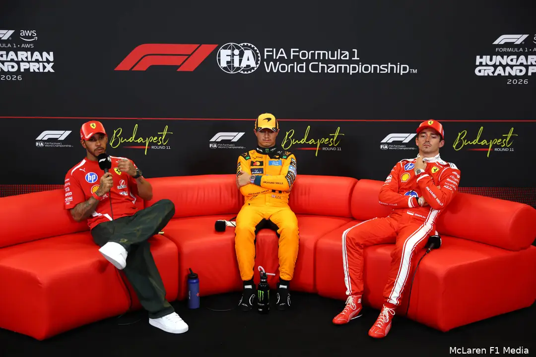 lando-norris-mclaren-lewis-hamilton-charles-leclerc-ferrari-2026-hongarije-zaterdag-kwalificatie-persco