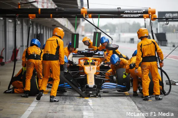 McLaren pitstop