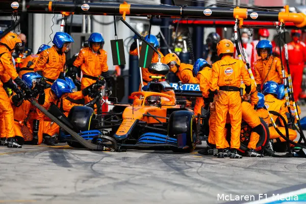 McLaren pitstop