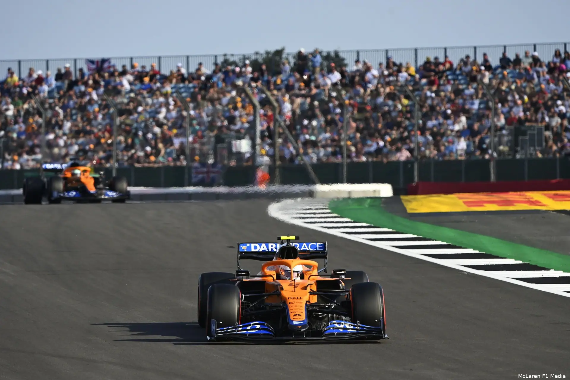 Lando Norris Daniel Ricciardo MCL35M McLaren Silverstone1