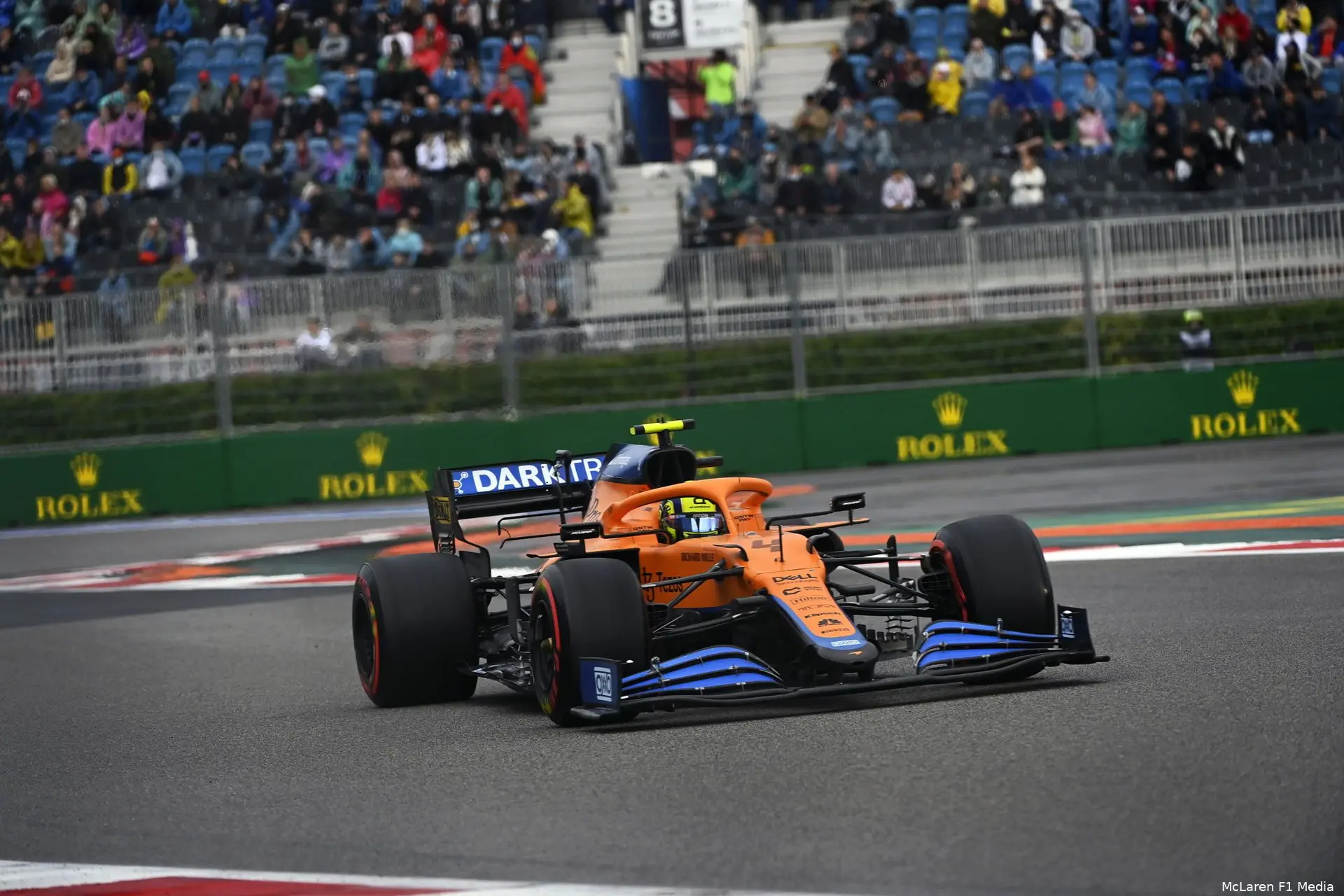 Lando Norris MCL35M McLaren Rusland