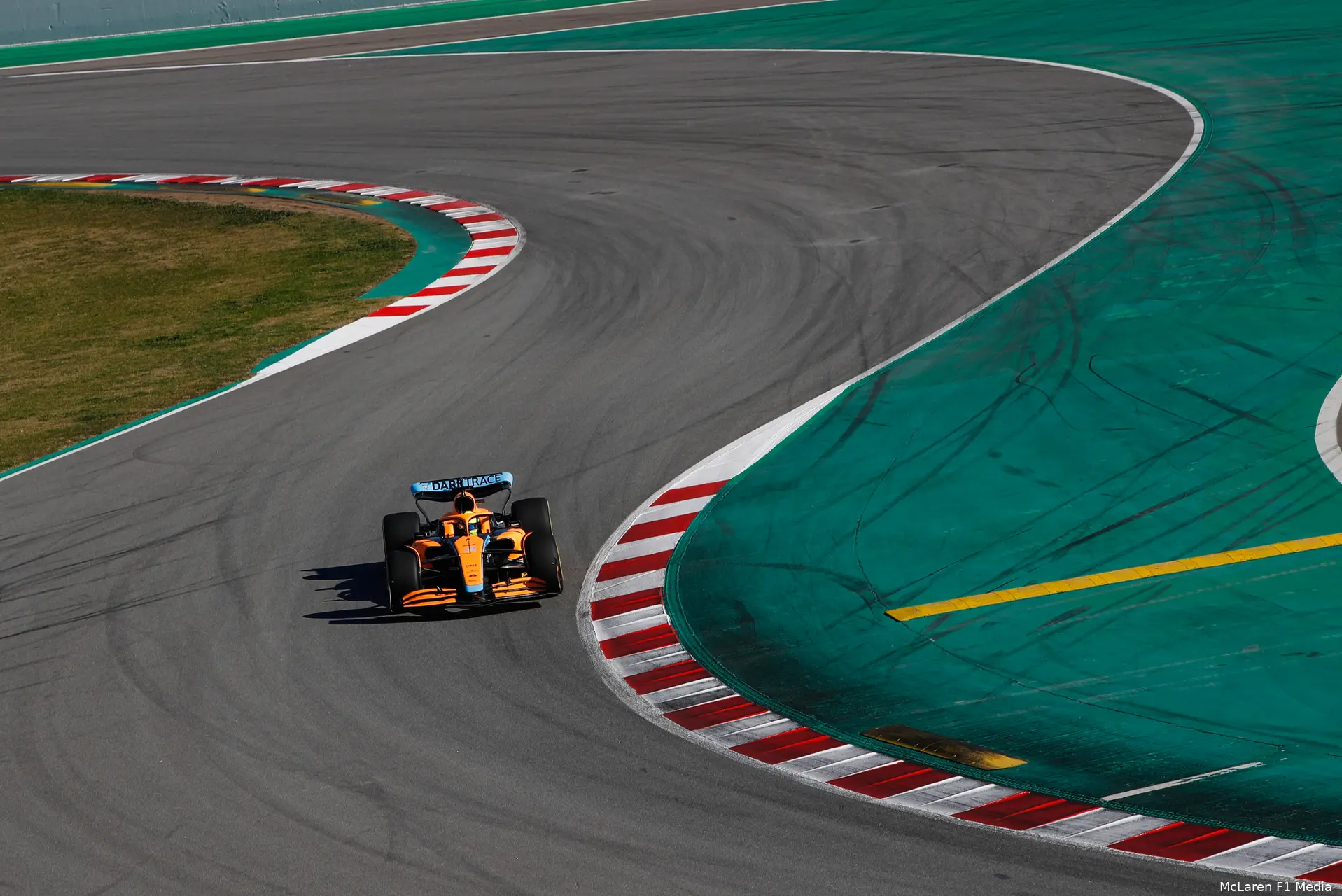 Lando Norris MCL36 McLaren Test Barcelona