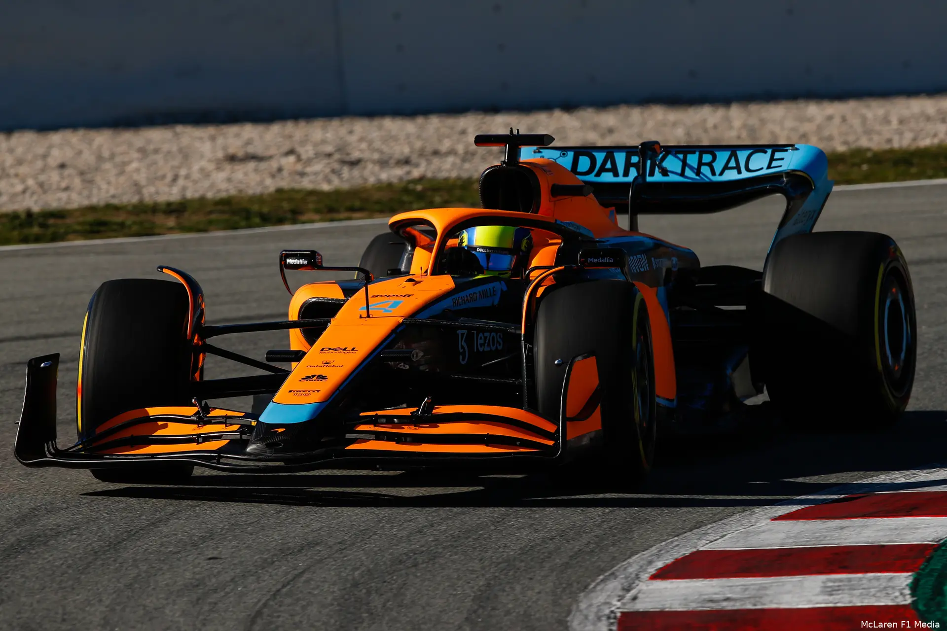 Lando Norris MCL36 McLaren Test Barcelona