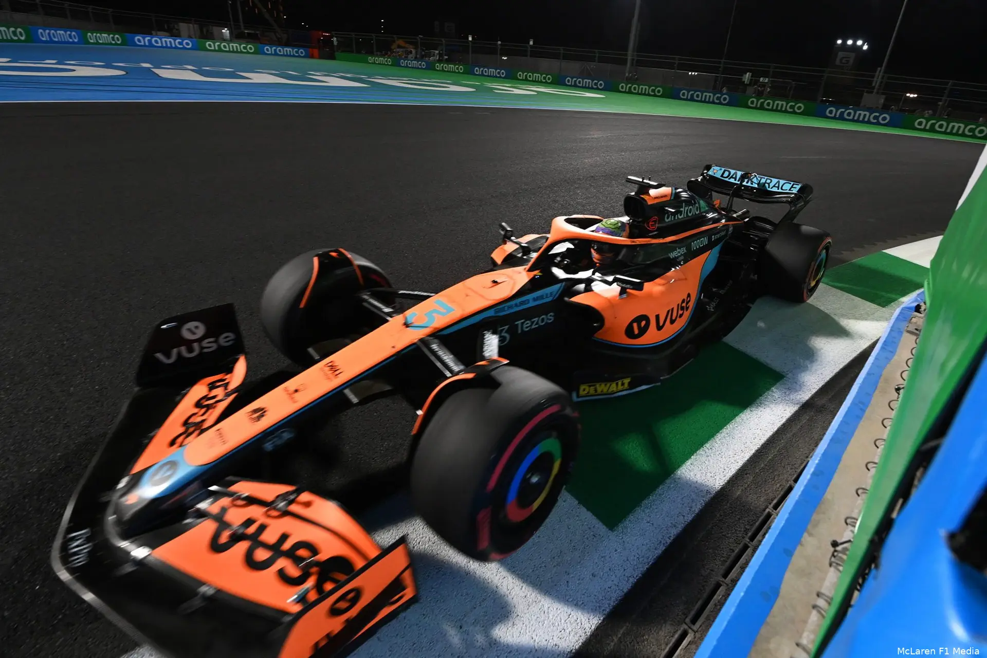 Daniel Ricciardo MCL36 McLaren kwalificatie Saoedi Arabië Jeddah