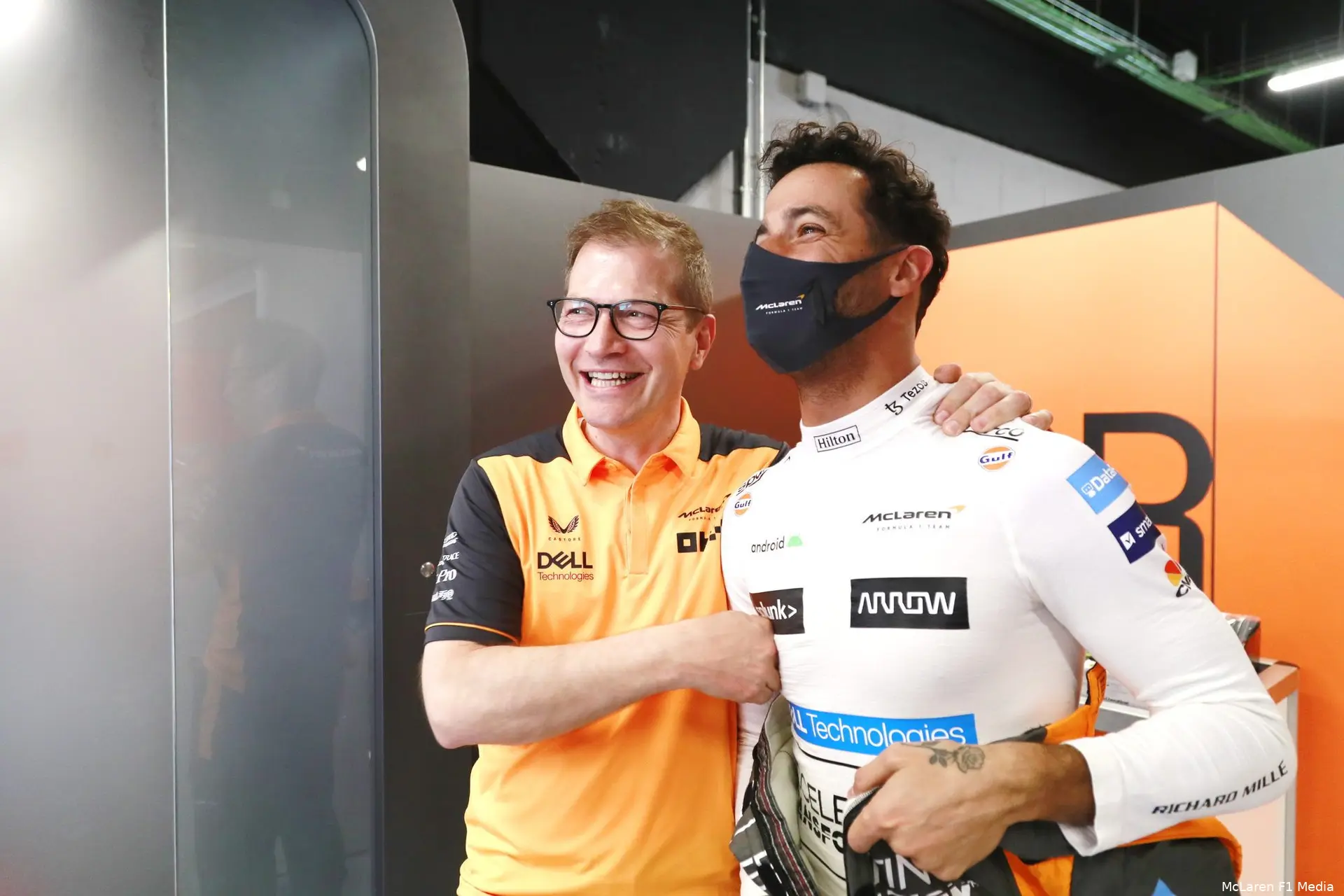 Andreas Seidl Daniel Ricciardo McLaren GP Spanje