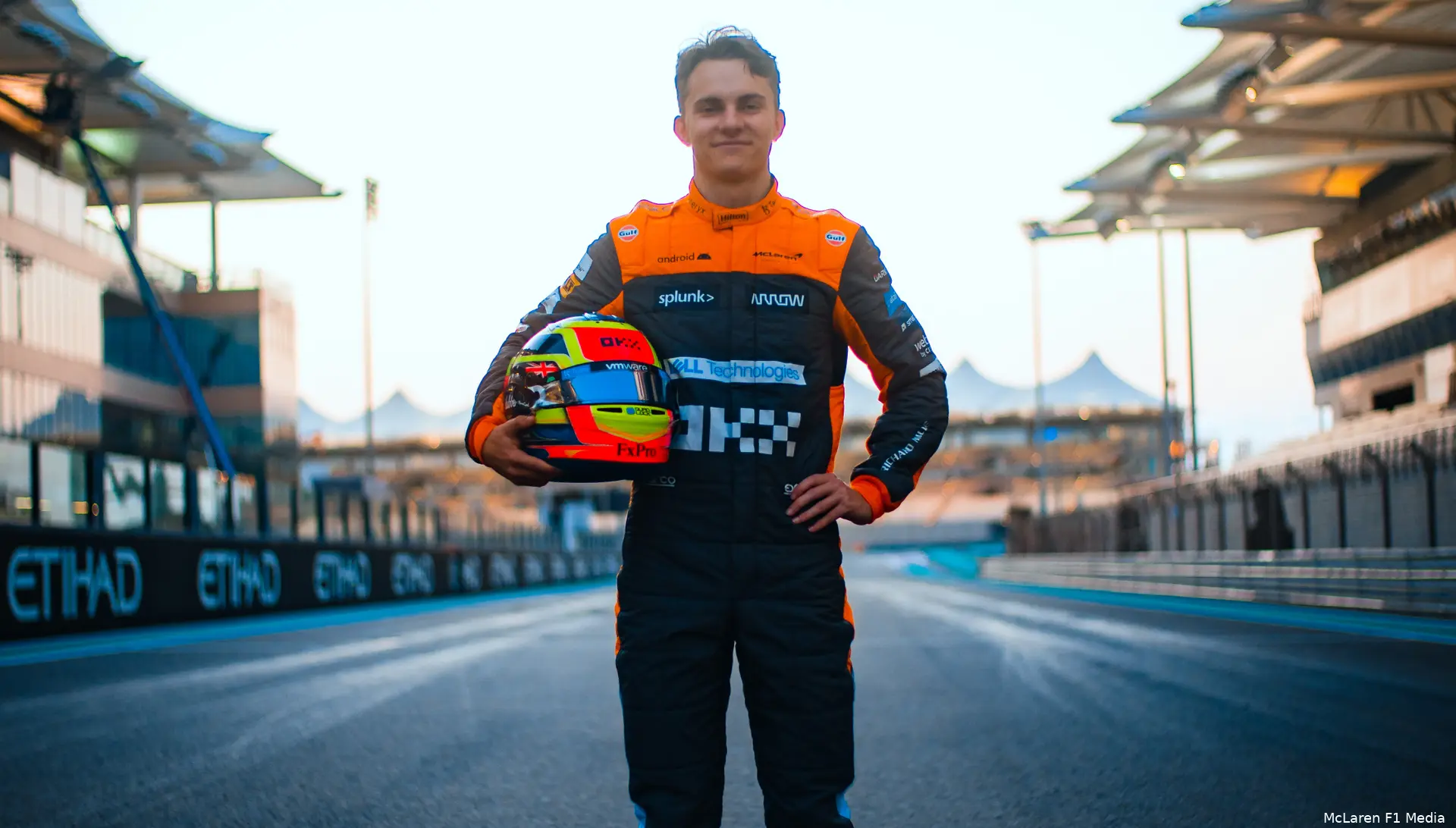 Oscar Piastri McLaren F1 GP Abu Dhabi 2022