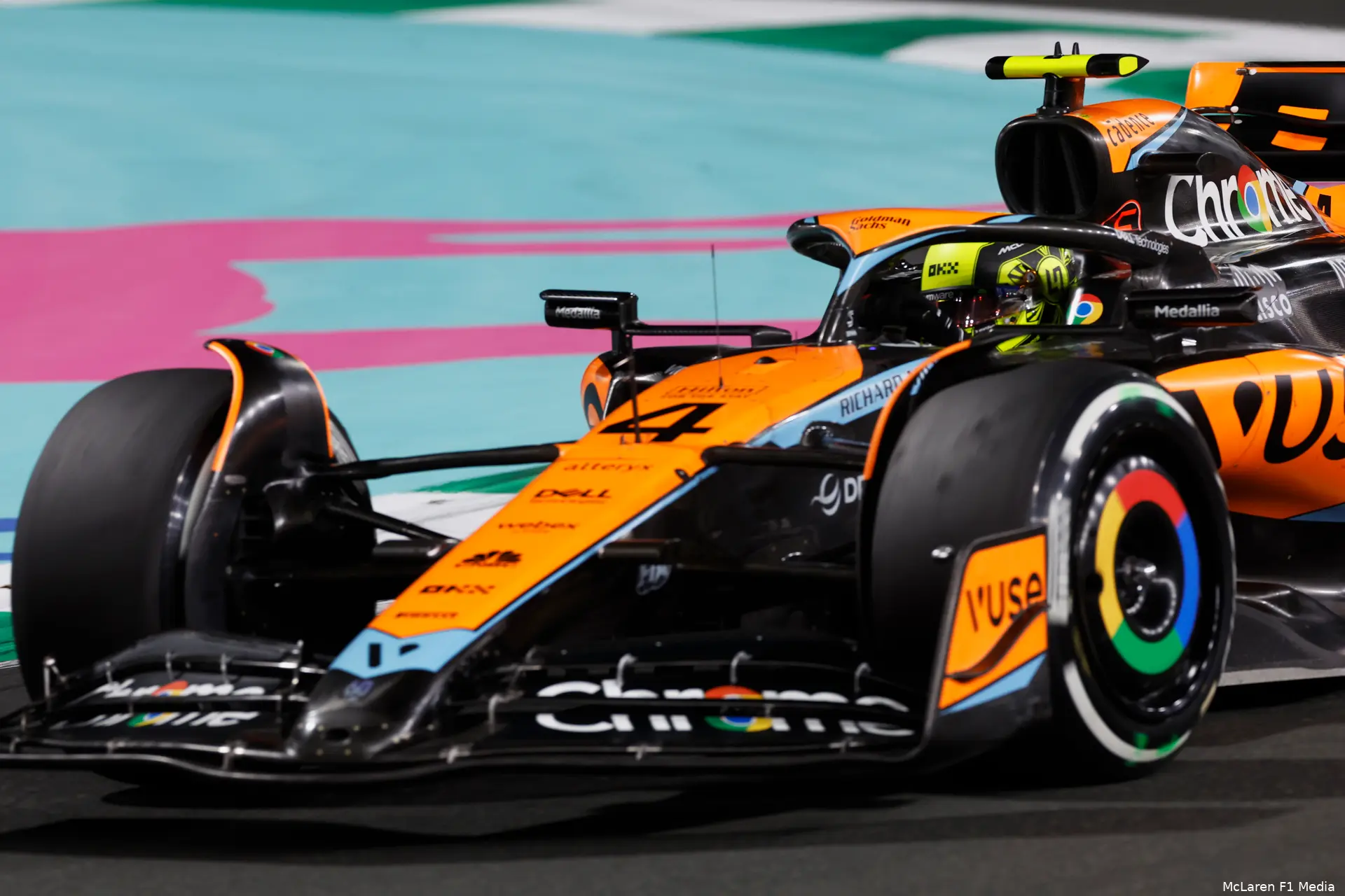 lando norris mcl60 mclaren f1 gp saoedi arabie 2023