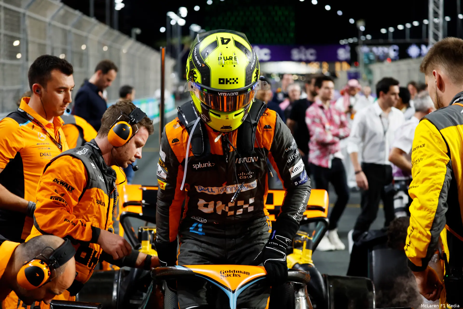 lando norris mcl60 mclaren f1 gp saoedi arabie 2023