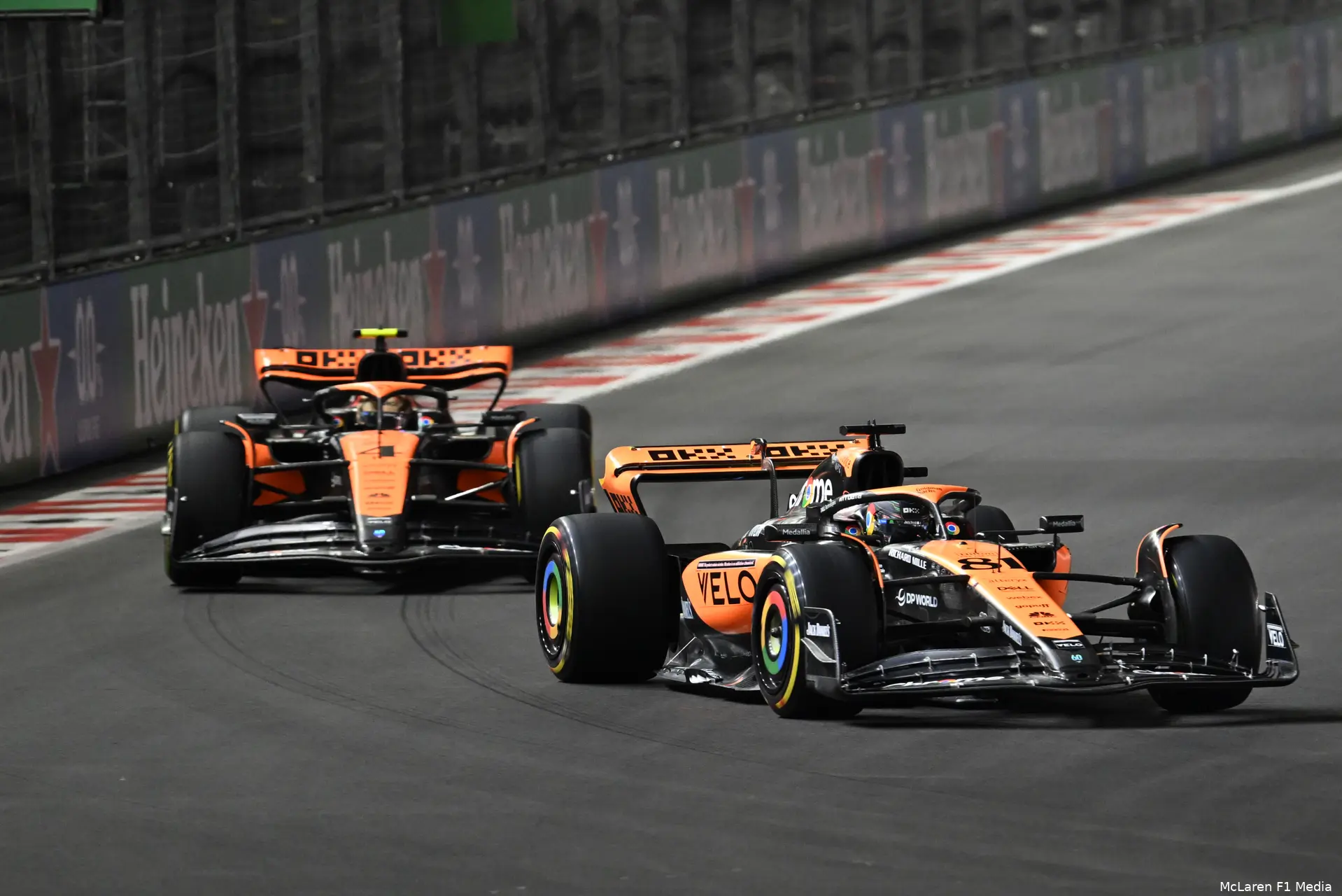 lando norris mclaren lasvegas oscar piastri