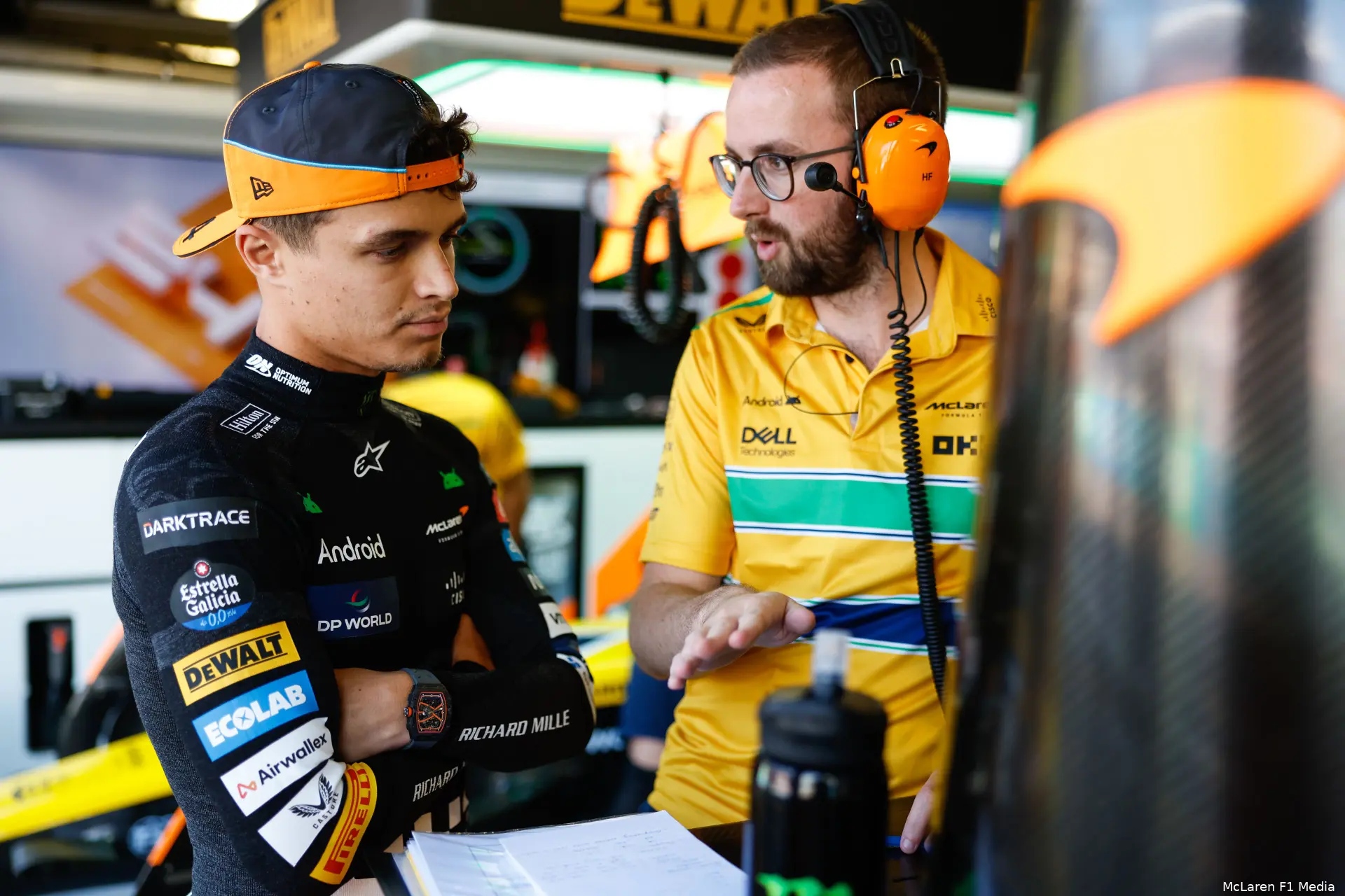 mclaren monaco zaterdag lando norris
