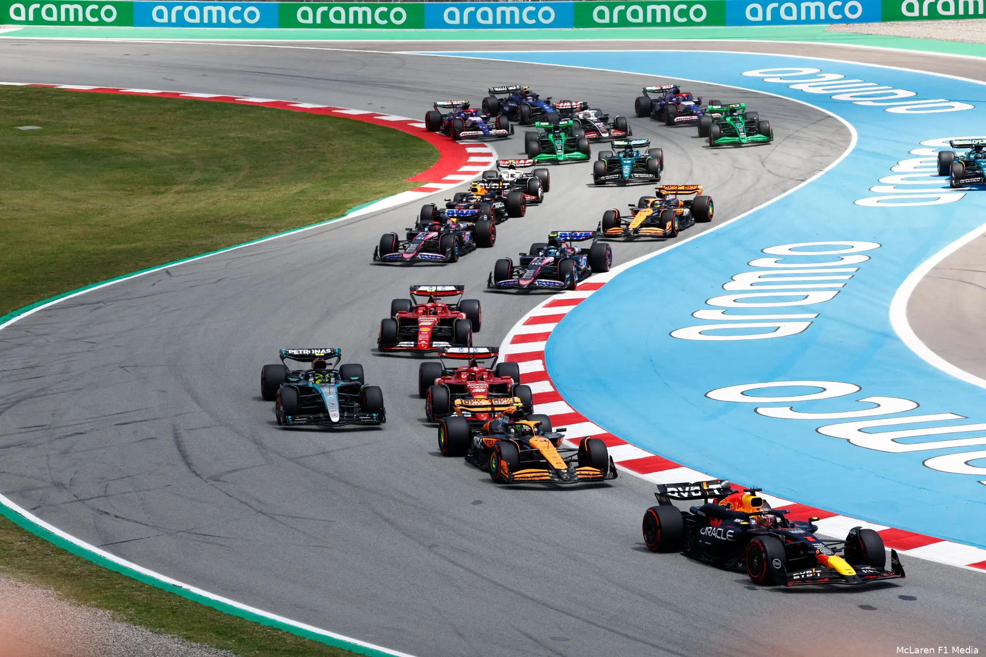 grid start race spanje