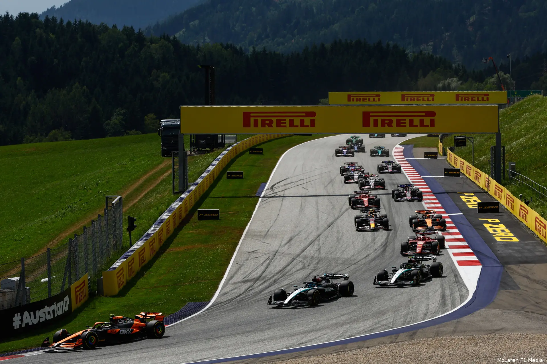 mclaren oostenrijk 2024 zondag grid 2