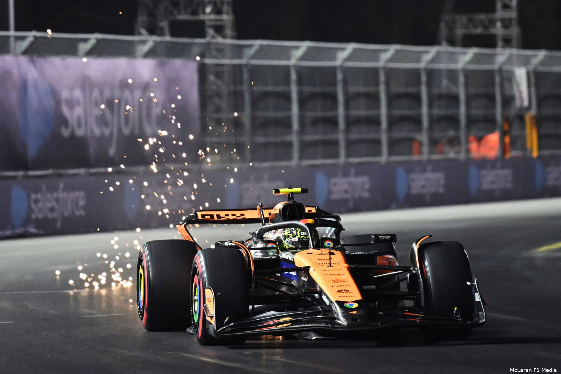 lando norris mclaren las vegas kwali 1