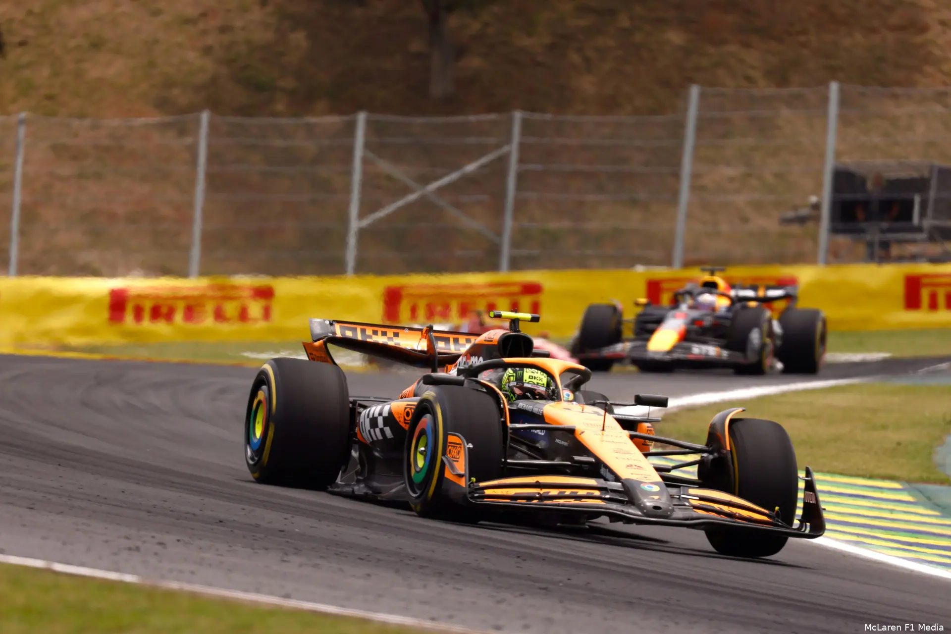 lando norris mclaren max verstappen red bull racing gp sao paulo zaterdag 2024