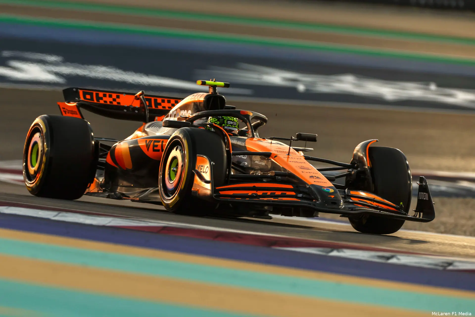 lando norris qatar vrijdag sprintkwalificatie 2024 mclaren
