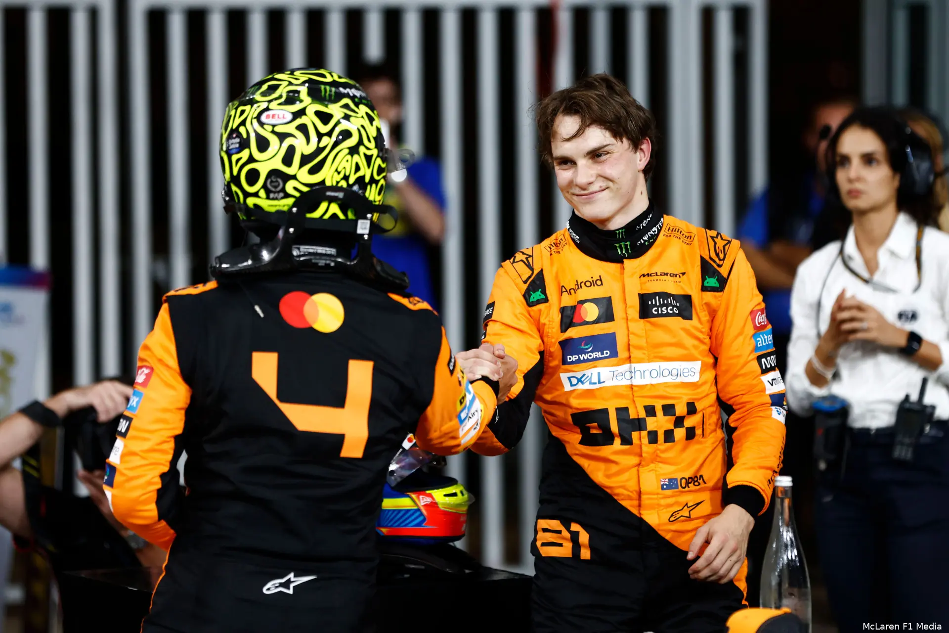 norris piastri mclaren abudhabi zaterdag 2024