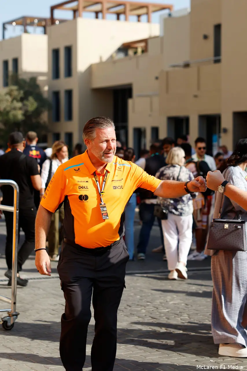 zak brown mclaren abu dhabi 2024 1