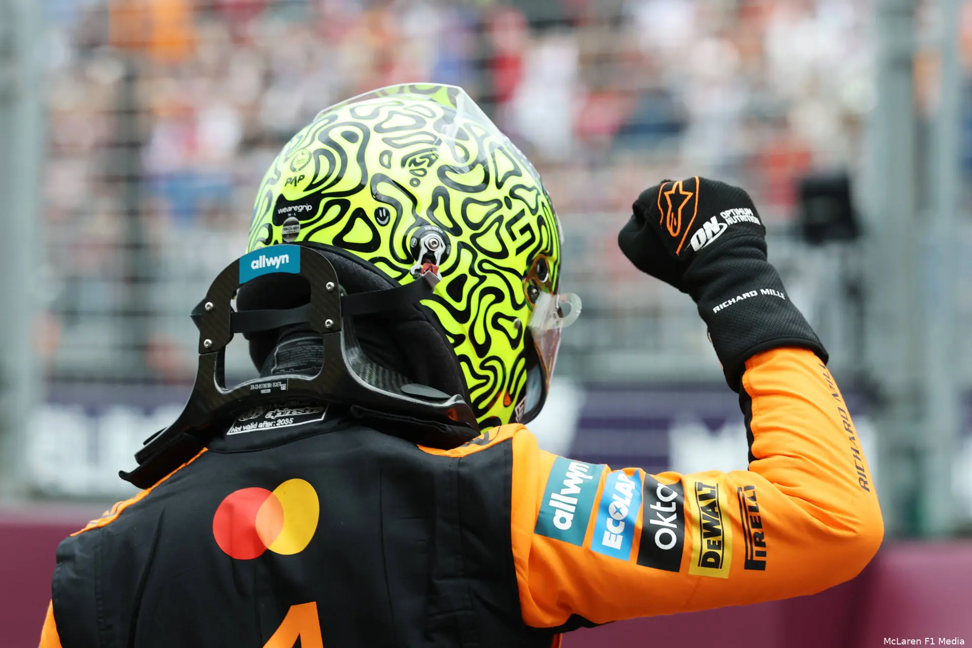 lando norris mclaren australie zaterdag kwalificatie 2025