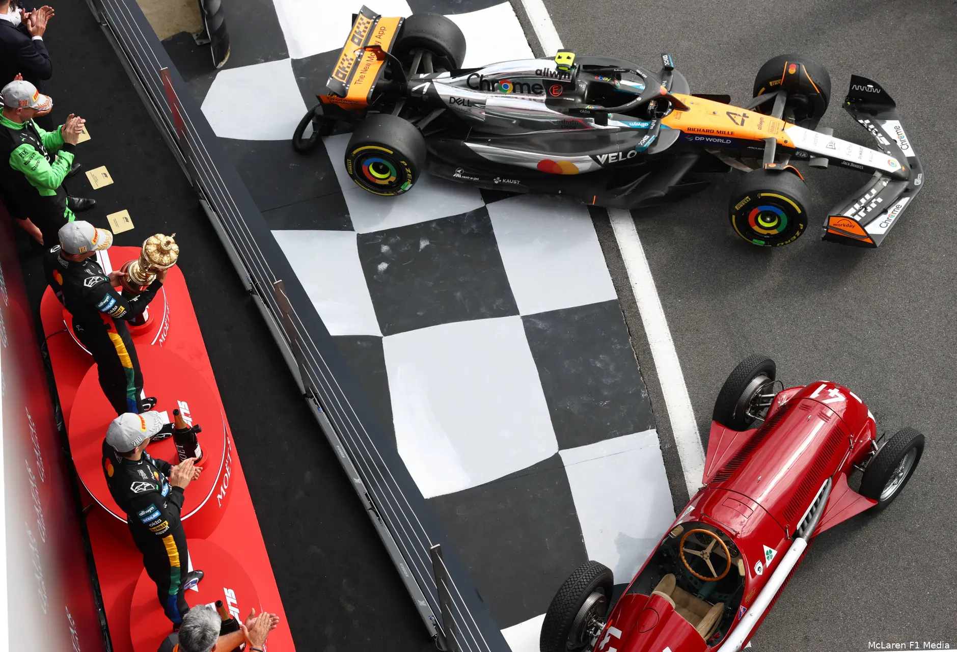 lando norris zondag silverstone mclaren win