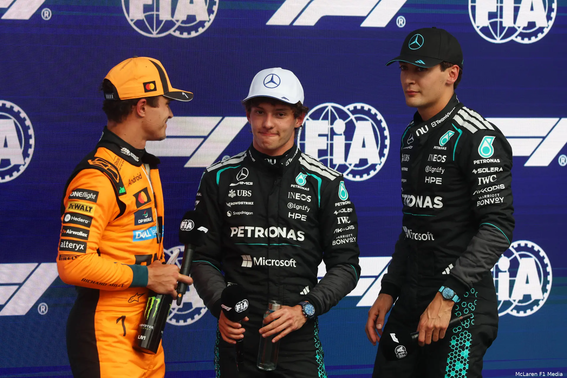 george-russell-mercedes-kimi-antonelli-lando-norris-mclaren-canada-2026-zaterdag