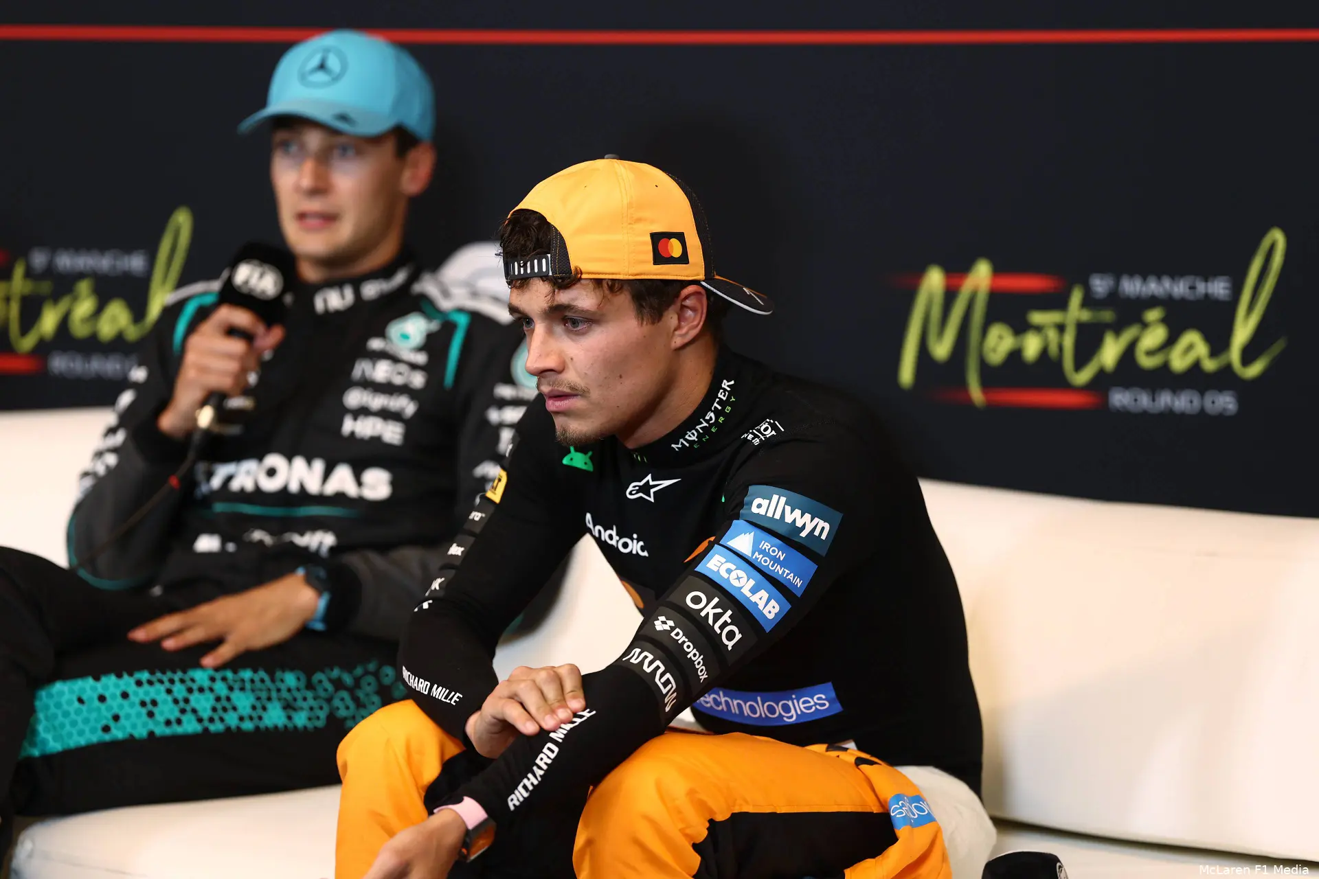 george-russell-mercedes-lando-norris-mclaren-canada-2026-zaterdag