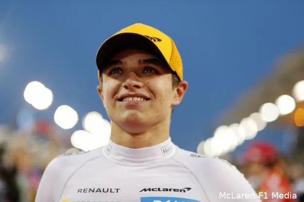 lando norris mclaren 2019 bahrein avond