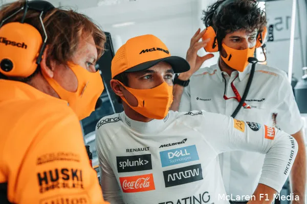 Norris McLaren Oostenrijk 2020