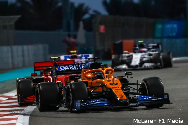 Carlos Sainz Abu Dhabi McLaren