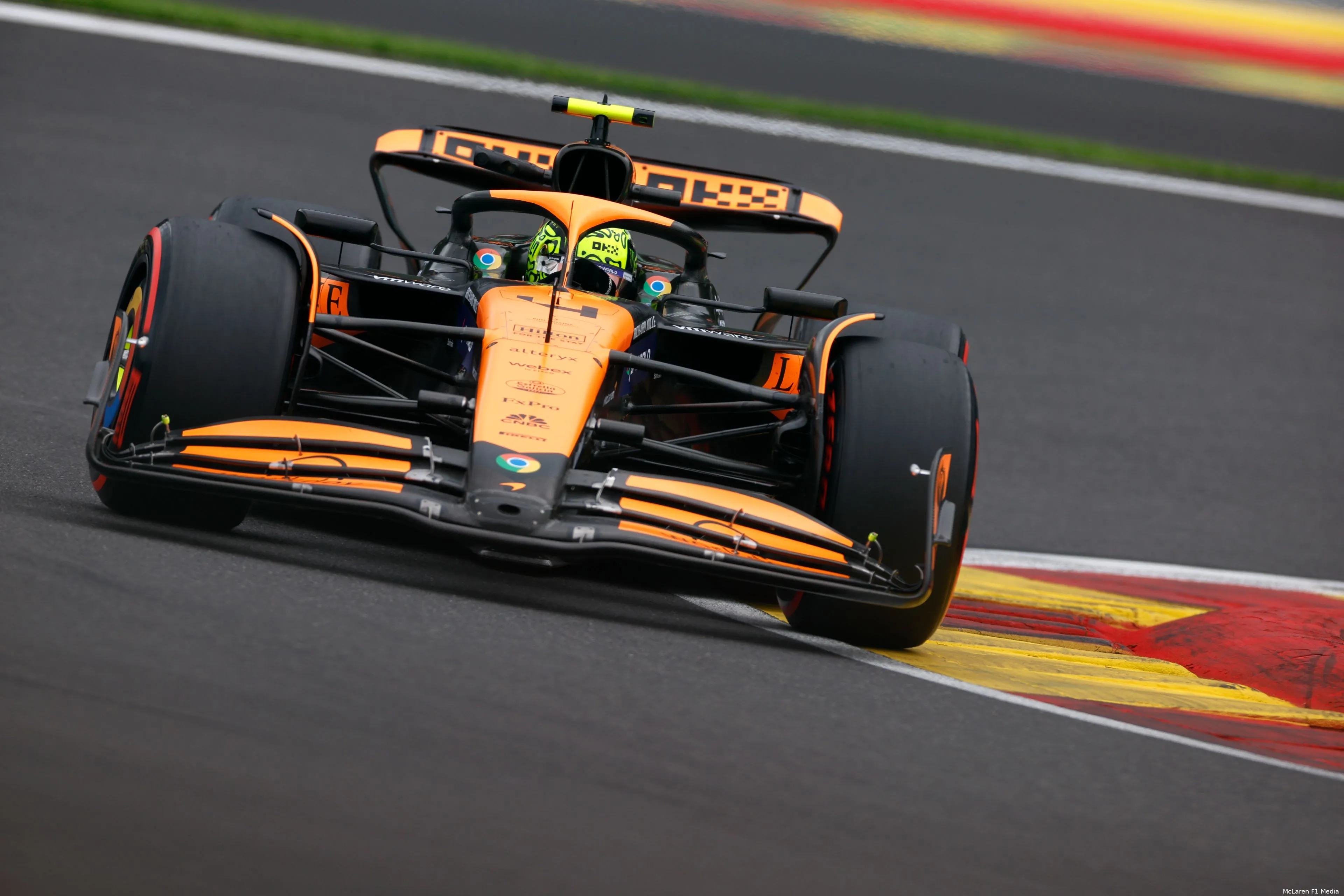 mclaren lando norris vt2 mclaren belgie