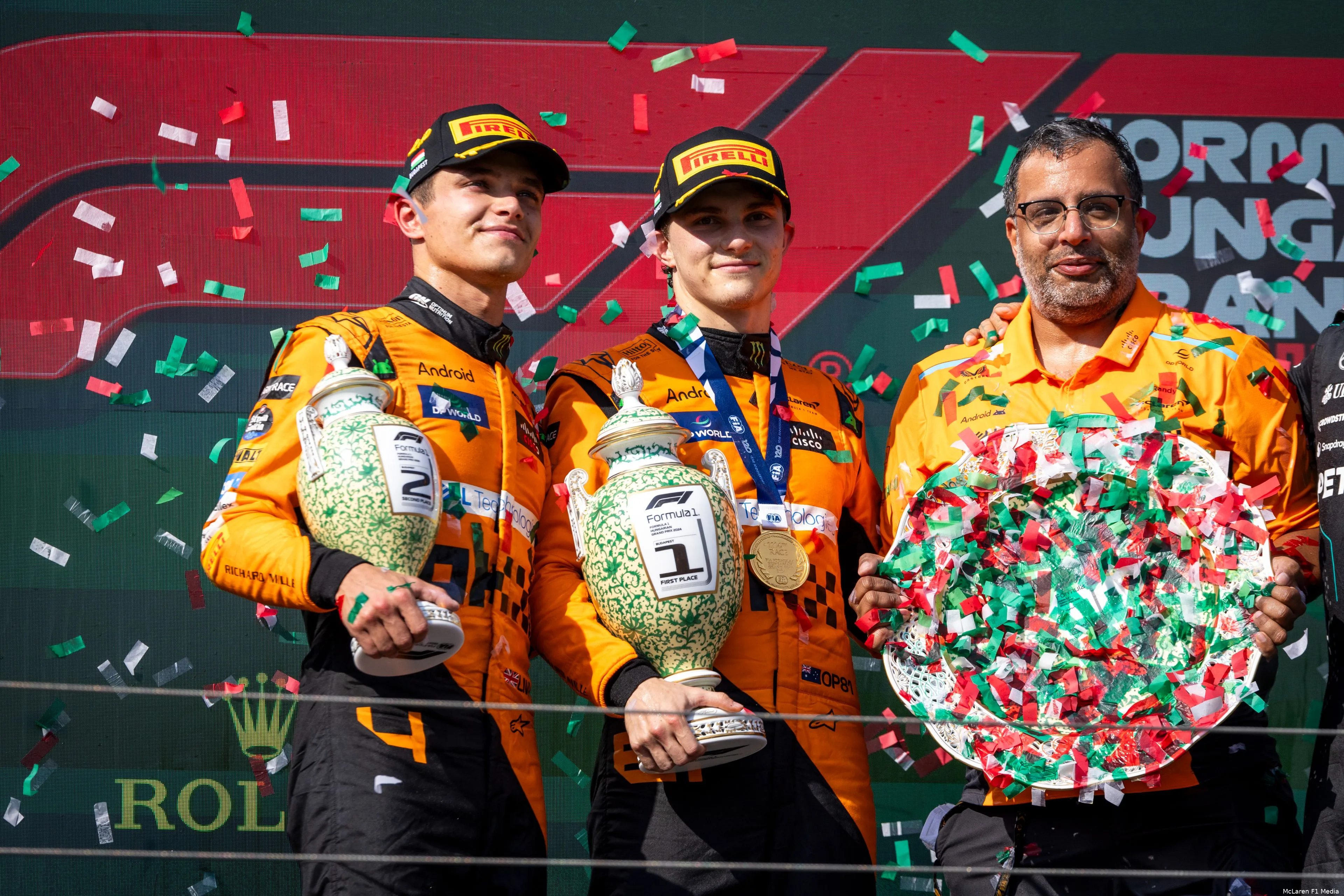 oscar piastri win hongarije 2024 mclaren