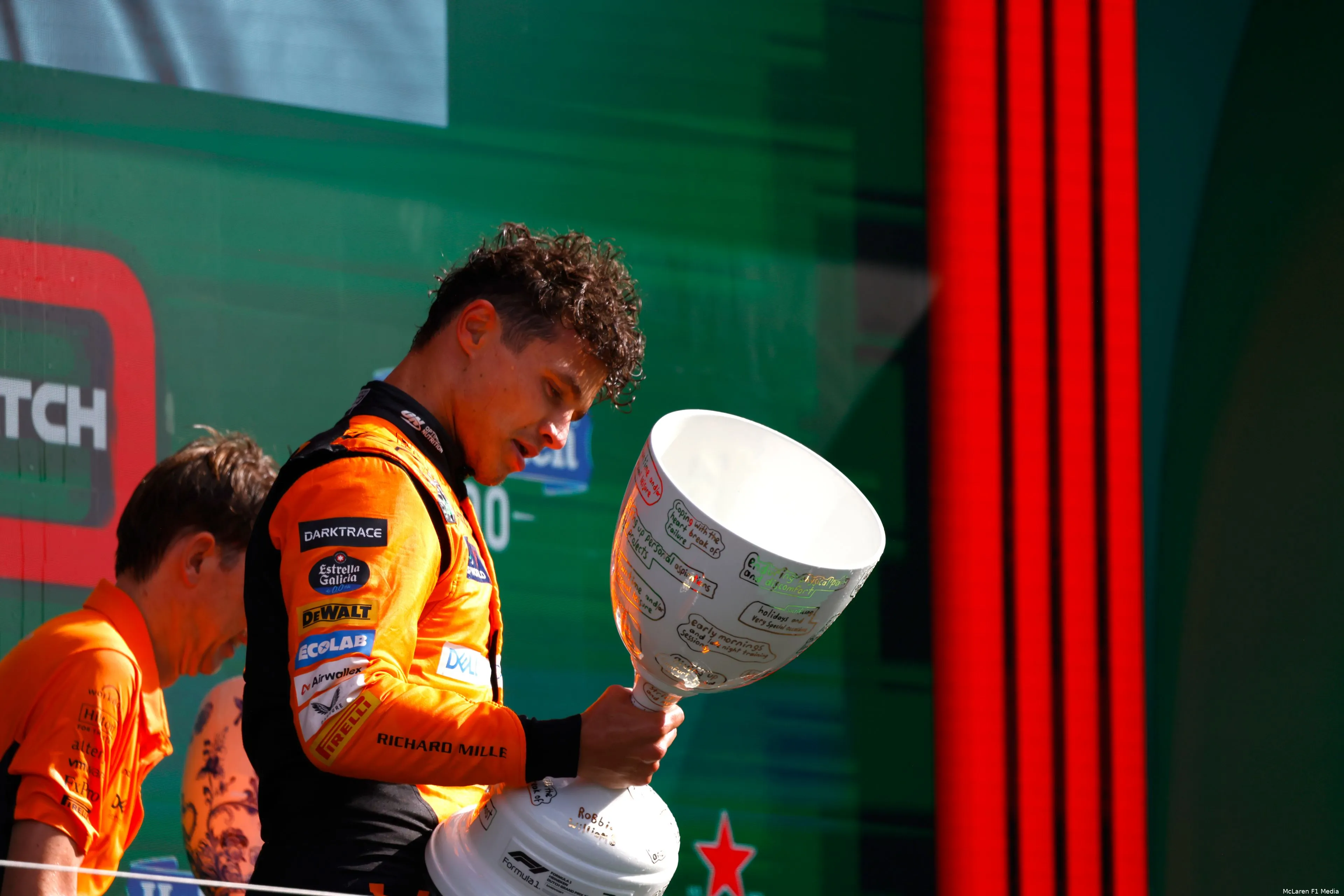 lando norris mclaren gp nederland zondag 2024
