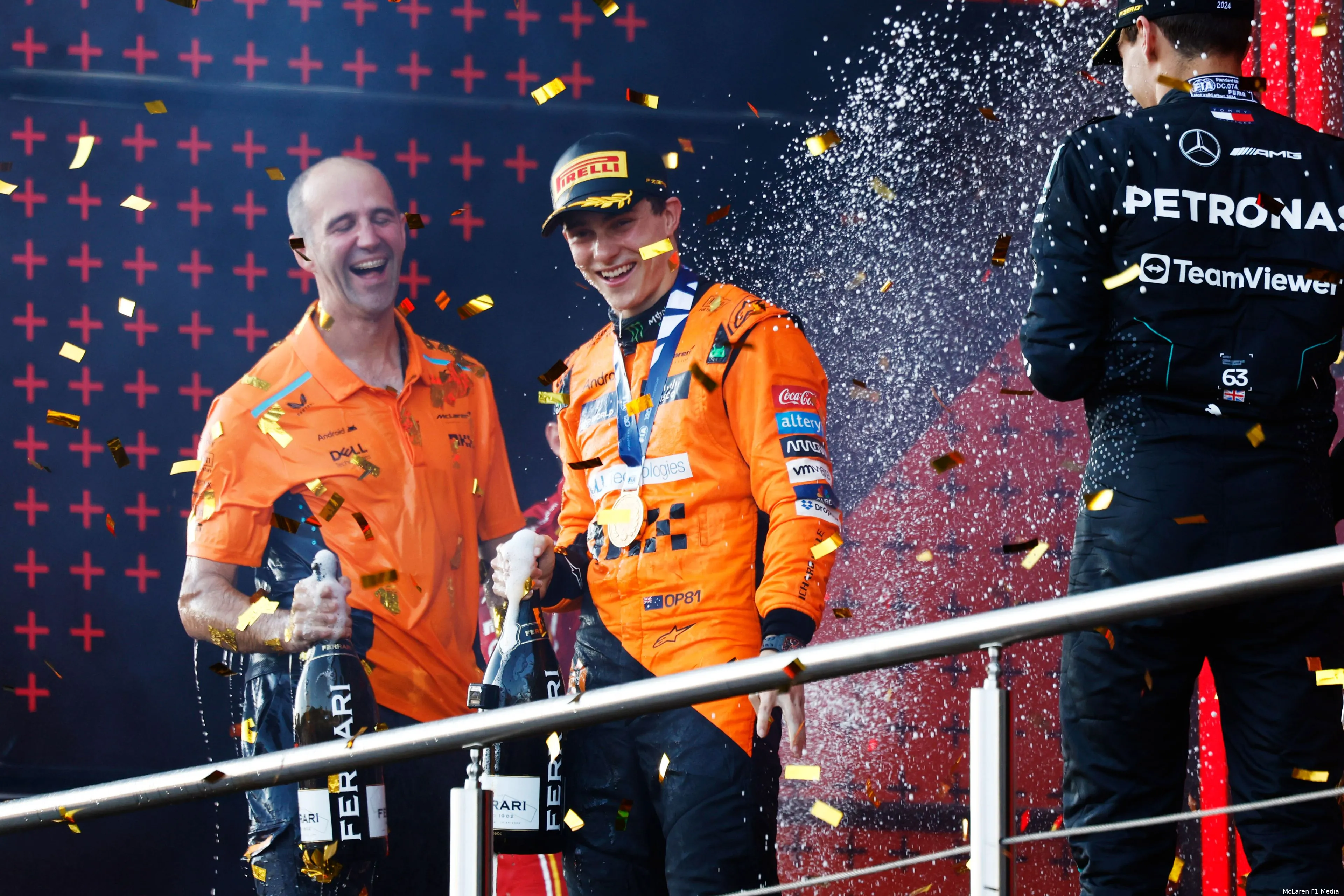 mclaren oscar piastri gp azerbeidzjan zondag 2024