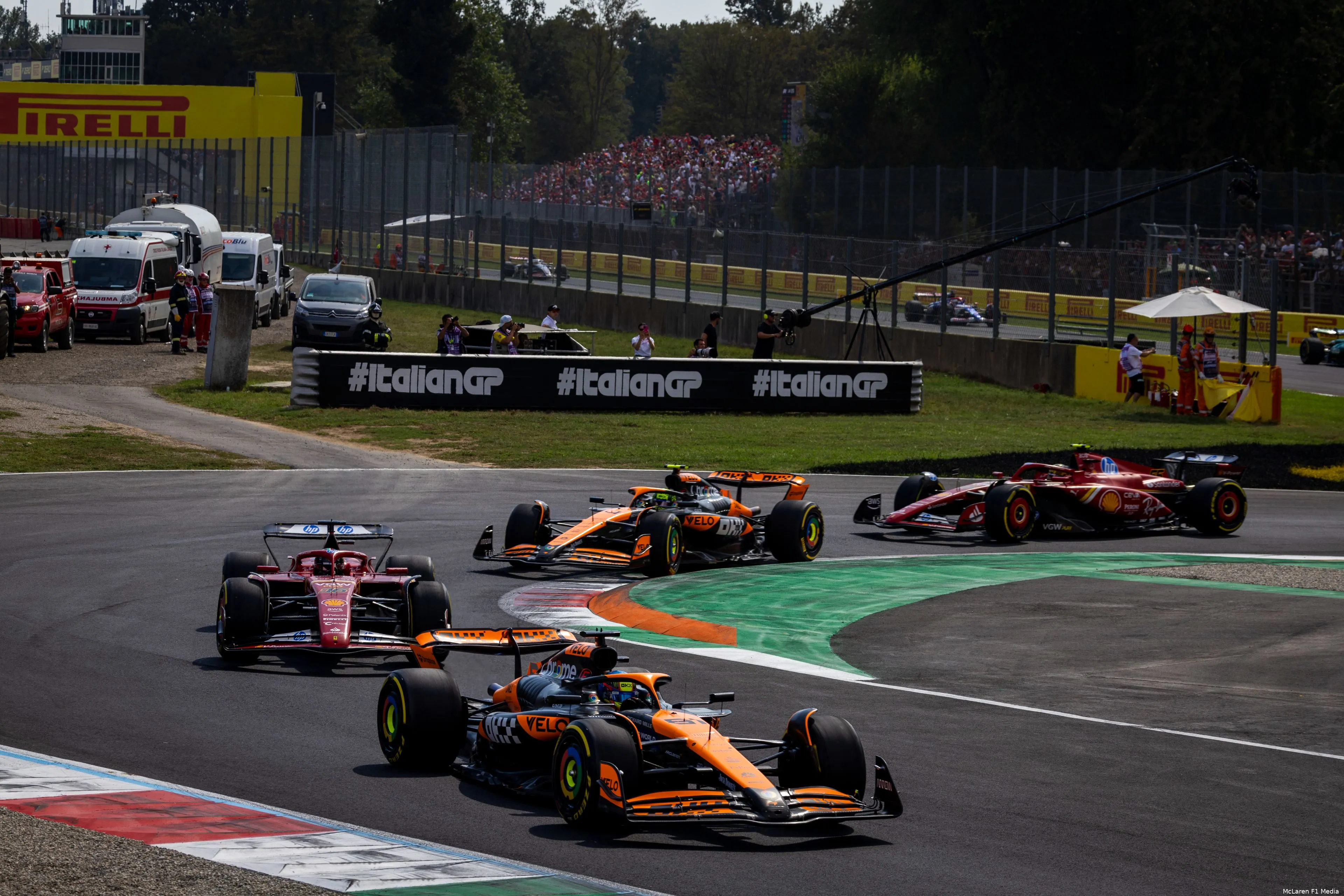 oscar piastri lando norris mclaren gp italie zondag 2024 5