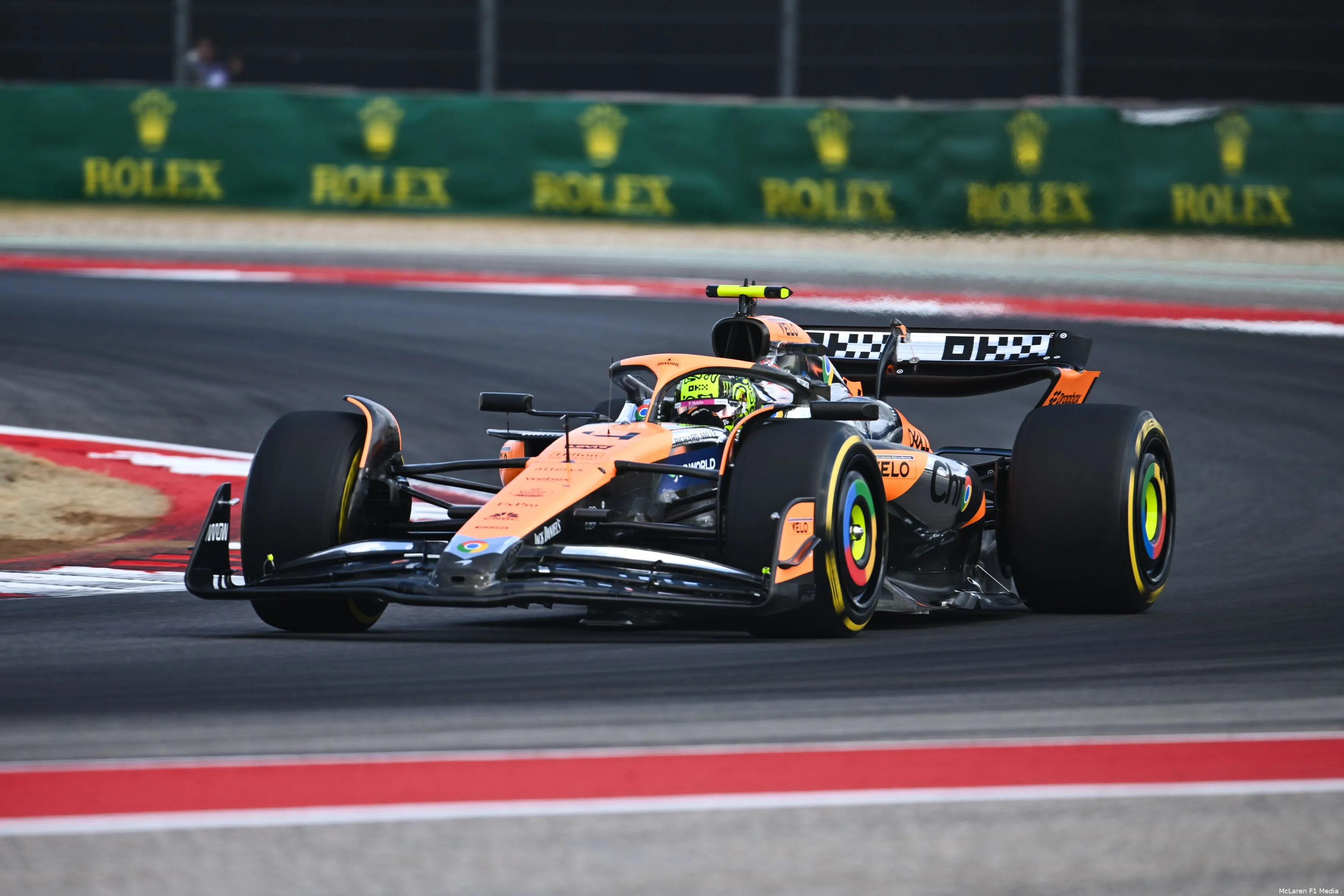 lando norris mclaren vrijdag usa sprintweekend cota mcl38